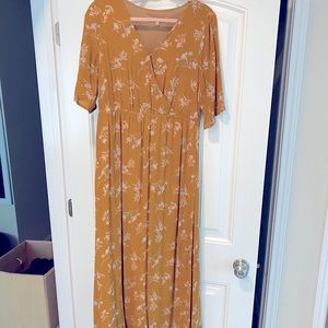 CLEARANCE Nursing friendly Floral Maxi Dress